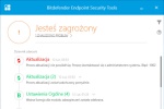Bitdefender Endpoint Security Tools (Windows Server) - okno główne