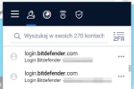 Bitdefender Password Manager - lista haseł