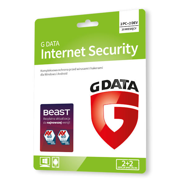G Data Internet Security (2+2)