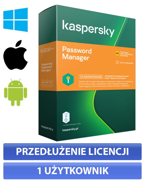 Kaspersky Password Manager - przedłużenie licencji